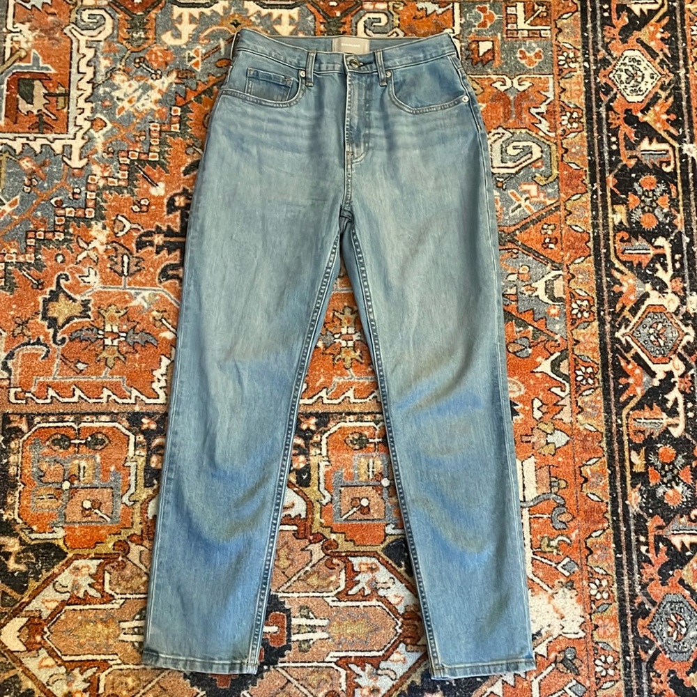Everlane High Rise Straight Jeans Light Wash | Women’s Size 28